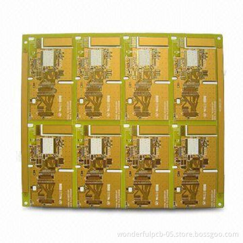 Flexible PCB, Treated by Lead-free HASL, Copper Thickness of 0.5 to 7.0oz